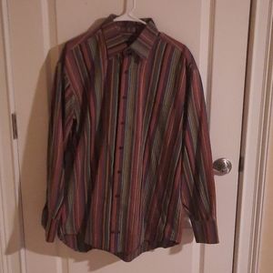 Robert Talbot Striped Dress Shirt